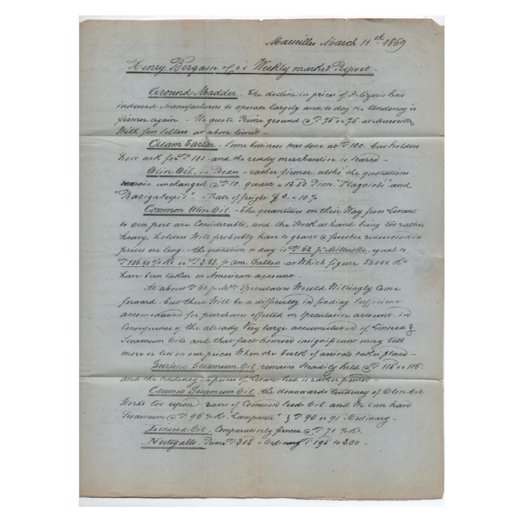 LETTRE de MARSEILLE pour NEW YORK (ETATS UNIS / USA) avec GC 2240 sur N° 31 x2 VIA QUEENSTOWN