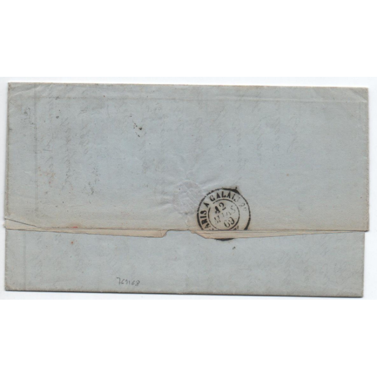 LETTRE de MARSEILLE pour NEW YORK (ETATS UNIS / USA) avec GC 2240 sur N° 31 x2 VIA QUEENSTOWN