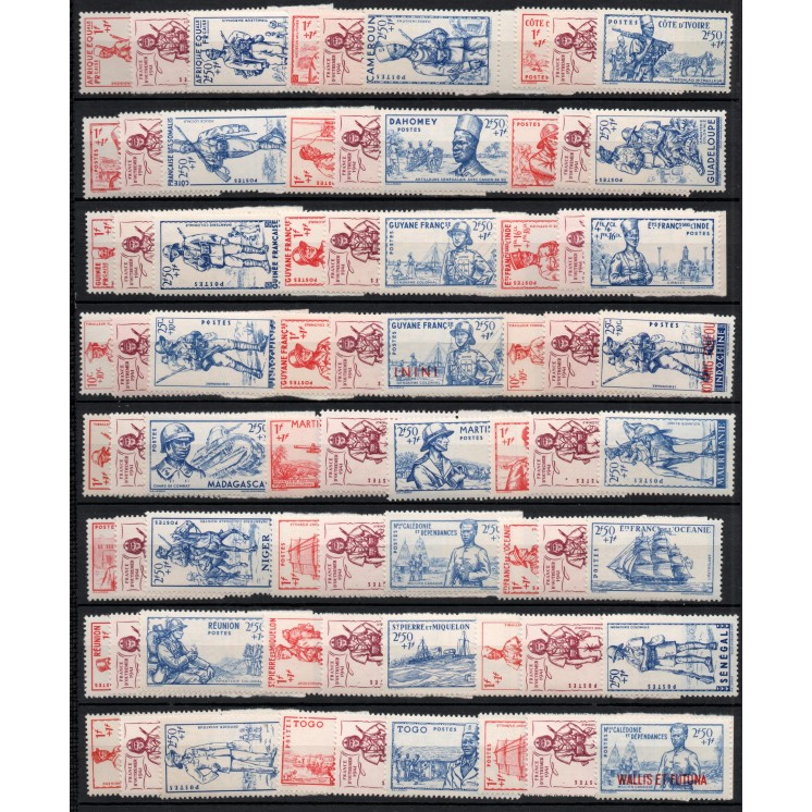 Grande Série Coloniale "Défense de l'Empire" - Neuve sans charnière MNH **