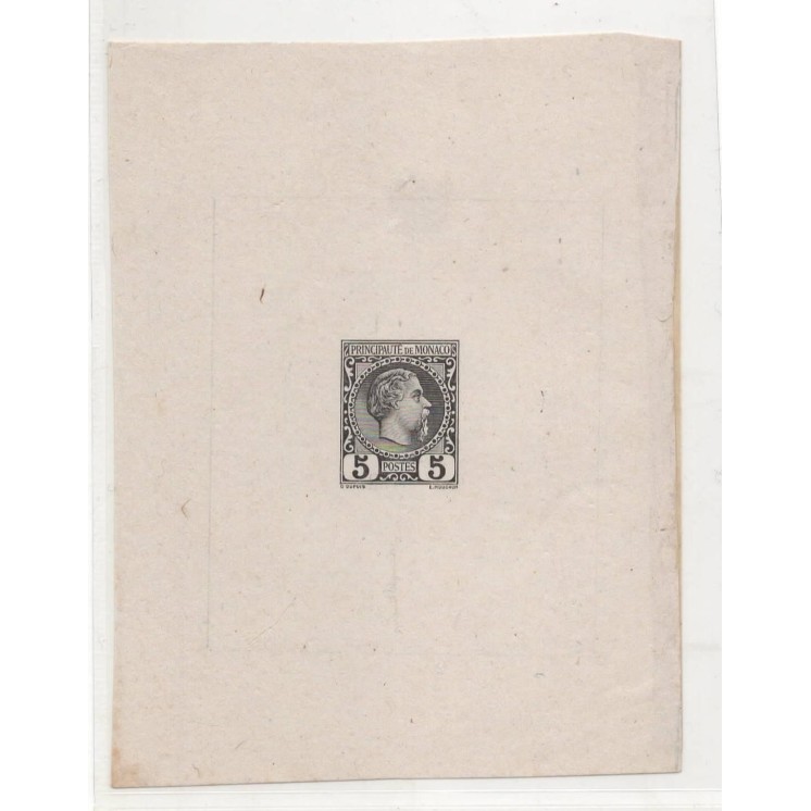 Rare Epreuve de Monaco - Prince Charles III