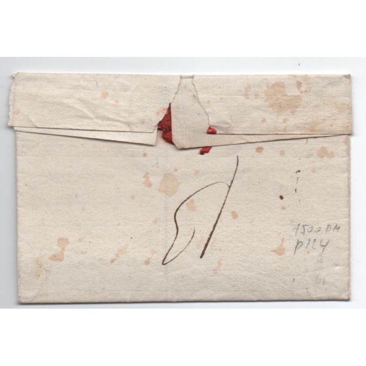 ARMEE D'ITALIE - LETTRE LSC avec MP PORT PAYE ARMEE D'ITALIE PP pour MINISTRE DE LA GUERRE à PARIS