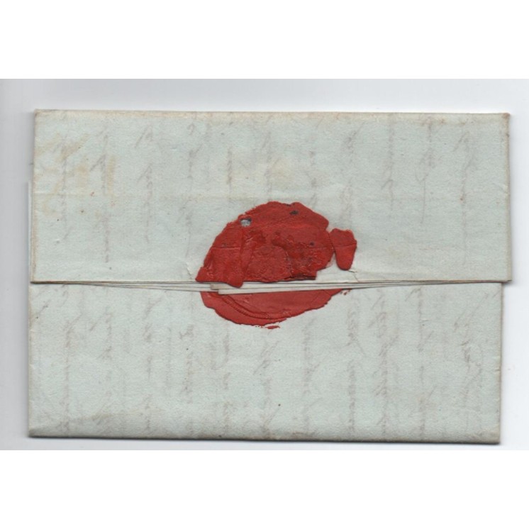 LETTRE avec MP ARMEE D'ITALIE N°1 pour ANGERS