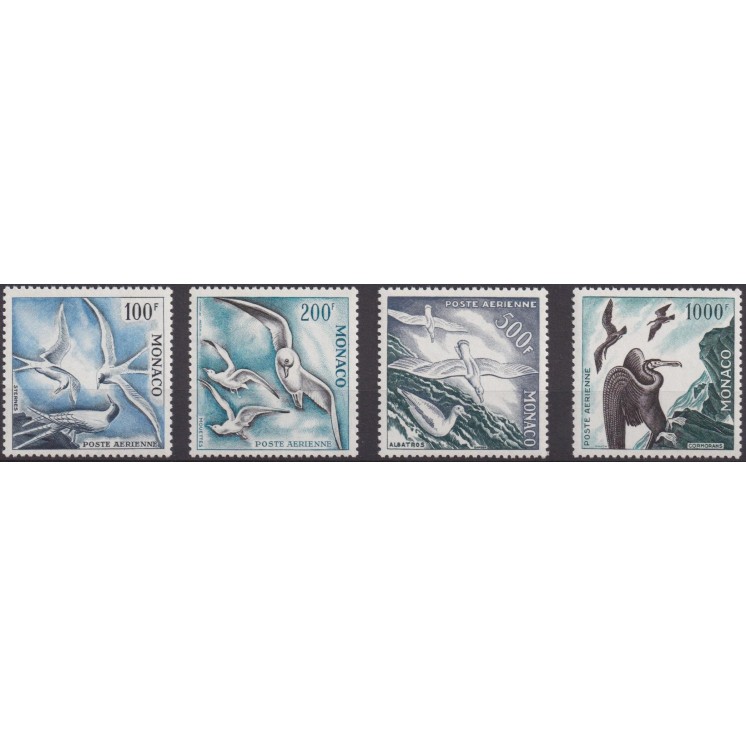 Monaco - Yvert PA 55/58 neufs MNH ** - Poste aérienne Oiseaux de mer