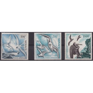 Monaco - Yvert PA 66/68 neufs MNH ** - Poste aérienne Oiseaux de mer