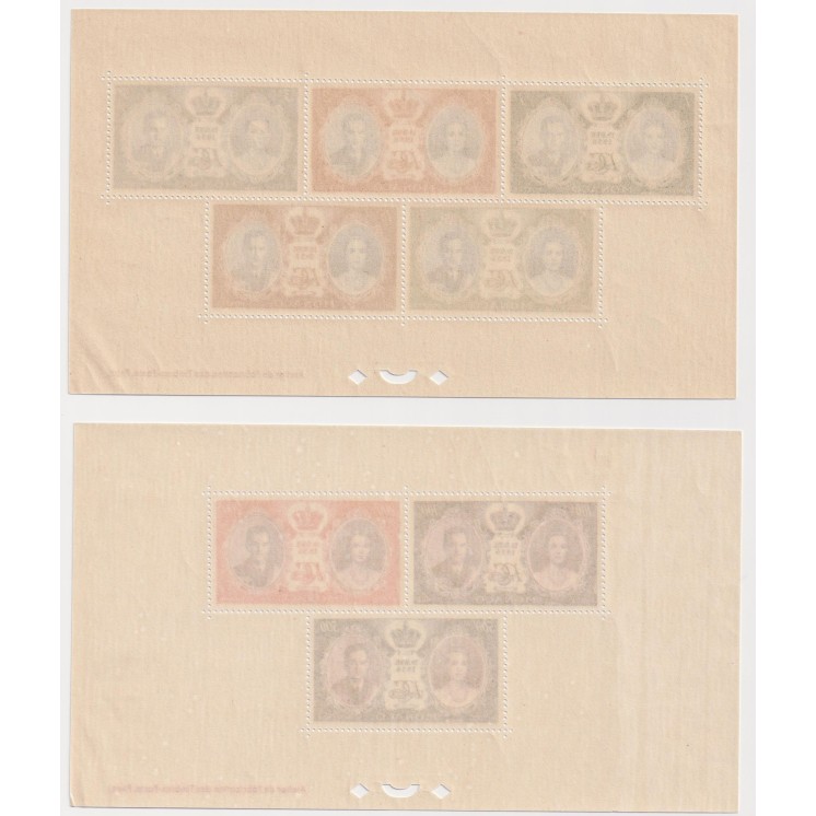 Monaco - Blocs non émis - Yvert n° 5 et 6 - Neuf MNH sans charnières