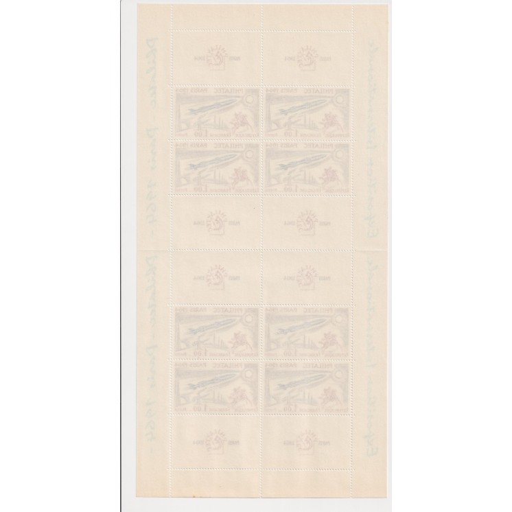 Lot de 2 blocs Philatec MNH ** sans charnières - Un bloc classique et un bloc numéroté