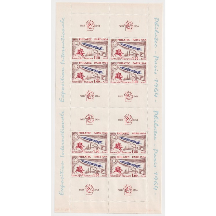 Lot de 2 blocs Philatec MNH ** sans charnières - Un bloc classique et un bloc numéroté