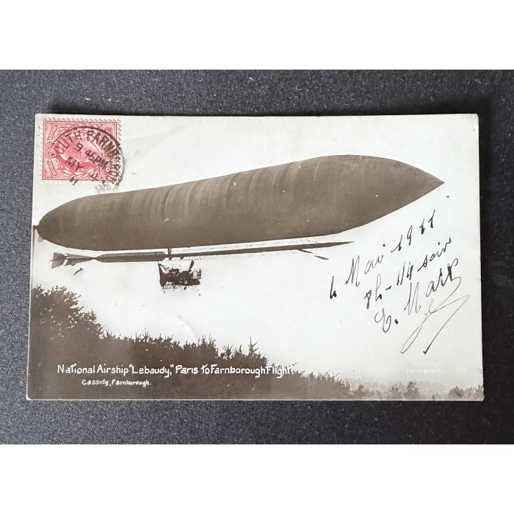 Lot de 6 cartes postales de l'accident du dirigeable Lebaudy - Aviation