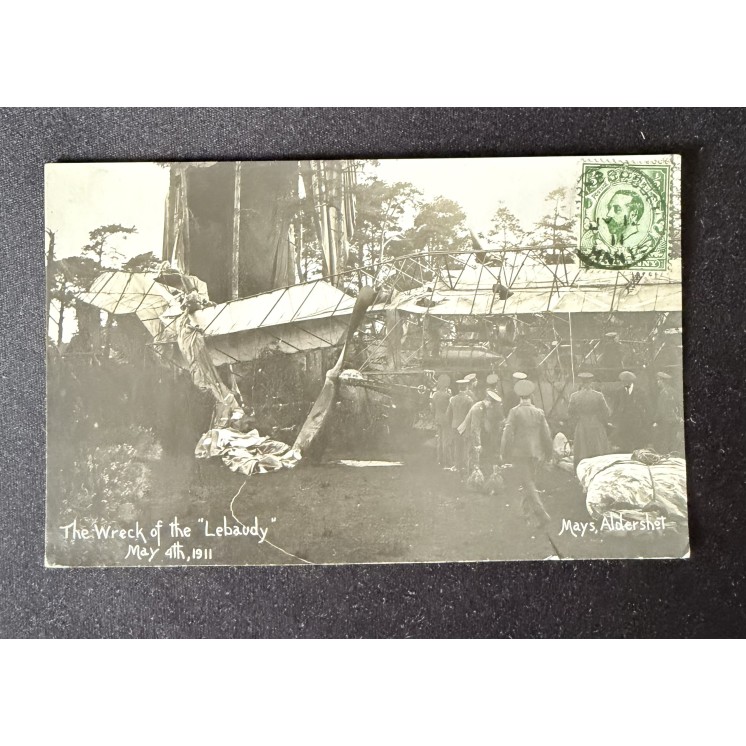 Lot de 6 cartes postales de l'accident du dirigeable Lebaudy - Aviation