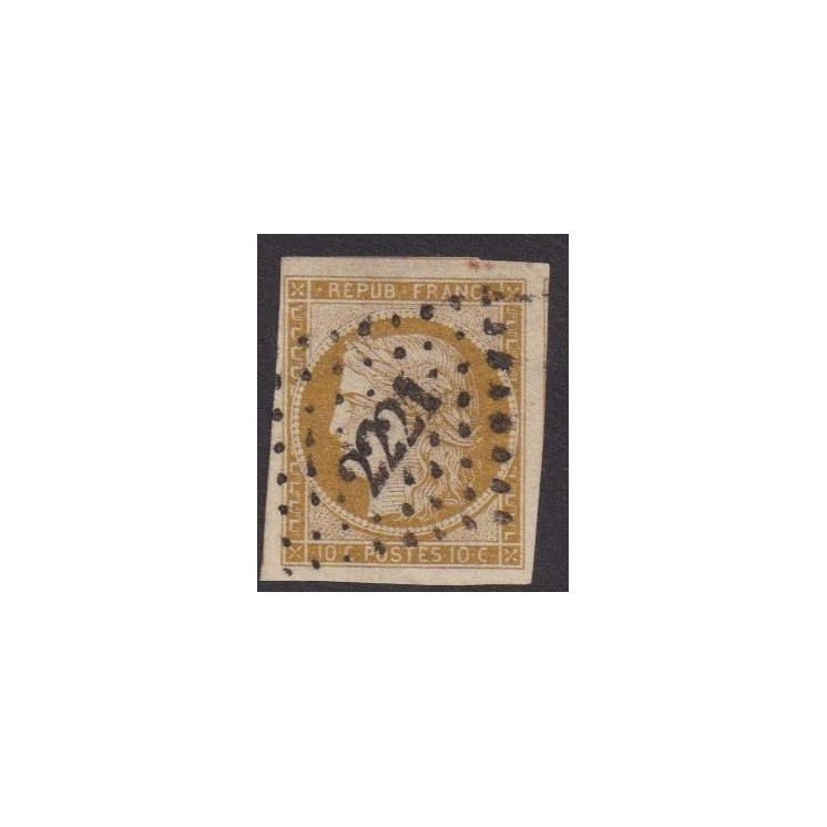 timbre Yvert n° 1 - CERES LUXE avec voisins - Signé Brun - PC 2221 de Nantes (Loire Atlantique)