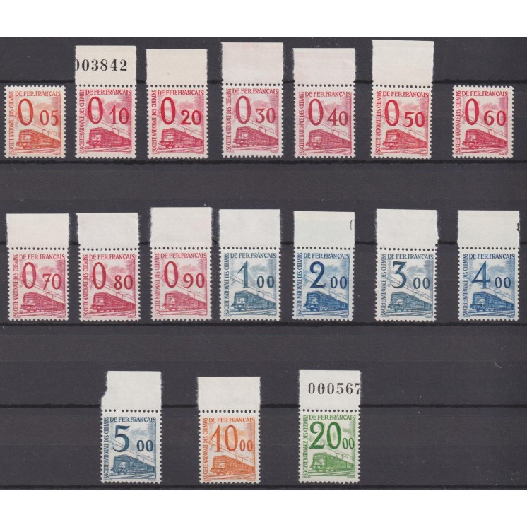Colis Postaux N°31/47 MNH **