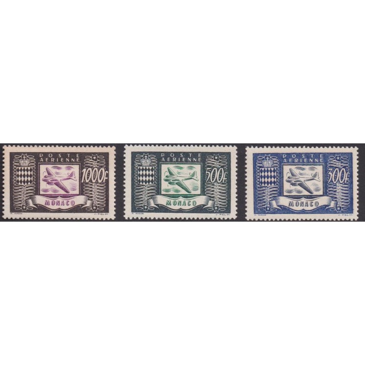Poste Aérienne de Monaco - Yvert PA n° 42/43 - Neuf MNH sans charnières