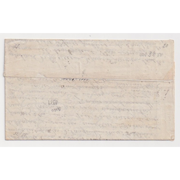 Ballon Monté "La Poste de Paris" pour Varsovie (Pologne) avec TEXTE +++ Départ 16/01/1871 sans cachet d'arrivée - Signé Calves