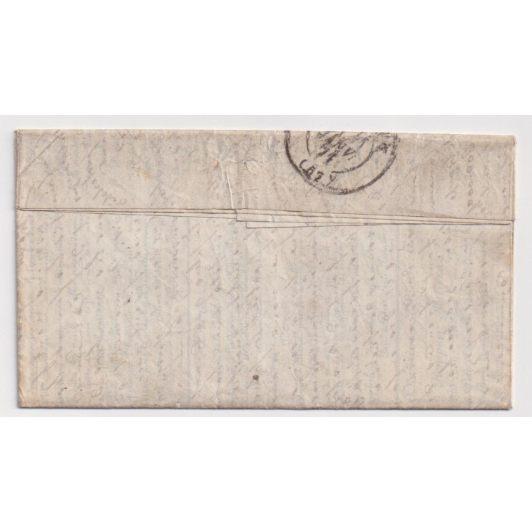 Ballon Monté "La Poste de Paris" pour Dunkerque - Dépêche Ballon n°23 du 13 janvier 1871 affranchi avec n°36 20 centimes Siege