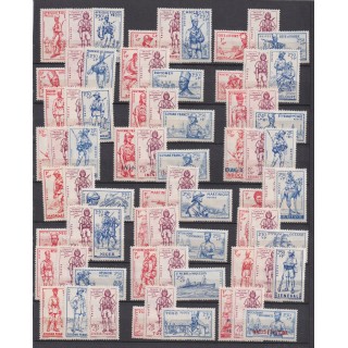 Grande Série Coloniale Défense de l'Empire - Timbres neufs avec charnières MNH *